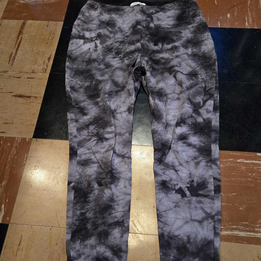 Rachel Zoe Black And Gray Tie Dye Leggings In A Misses Size Xl Never Worn. Nwot